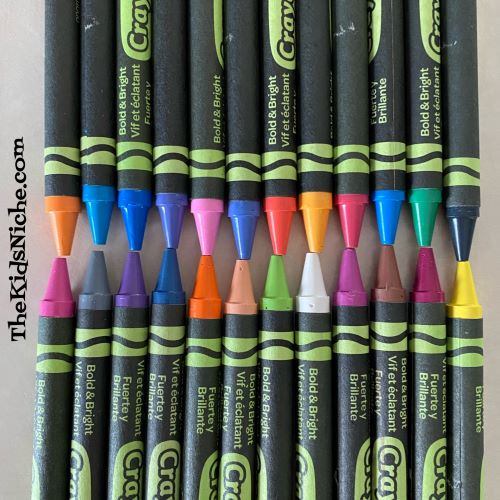 Crayola Bold & Bright Construction Paper Crayons - 24 Count - Early  Childhood